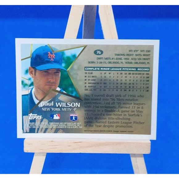 1996 First Topps Chrome #76 "FUTURE STAR" NY Mets Iconic Set - Picture 5 of 9